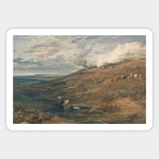 Dartmoor: The Source of the Tamar and the Torridge by J.M.W. Turner Magnet